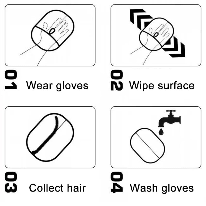 Pet Hair Cleaning Gloves