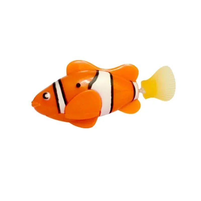 LED Robot Fish Cat Toy