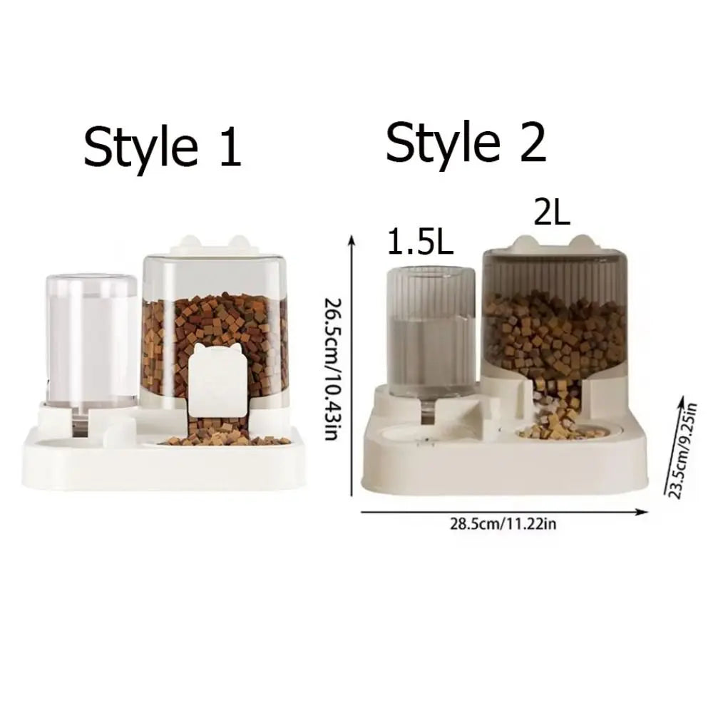 Cat Feeding All-in-one Machine Dog Cat Bowl with Water Dispenser Dog Food Automatically Circulates Cat Food and Pet Supplies