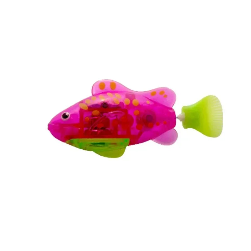 LED Robot Fish Cat Toy