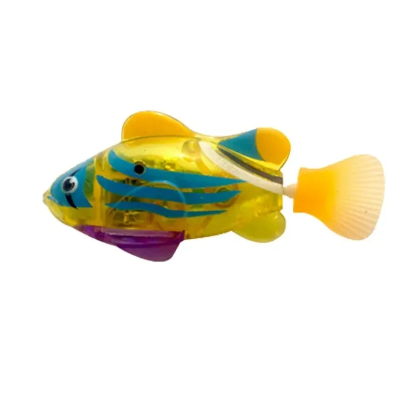LED Robot Fish Cat Toy