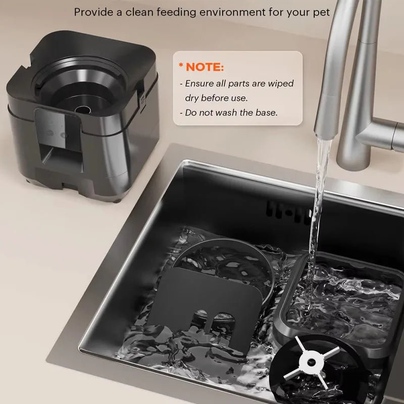 New Automatic Pet Feeder WiFi Version Automatic Cat Food Distributor Intelligently Controlled Pet Feeder Dog Feeder Pet Supplies