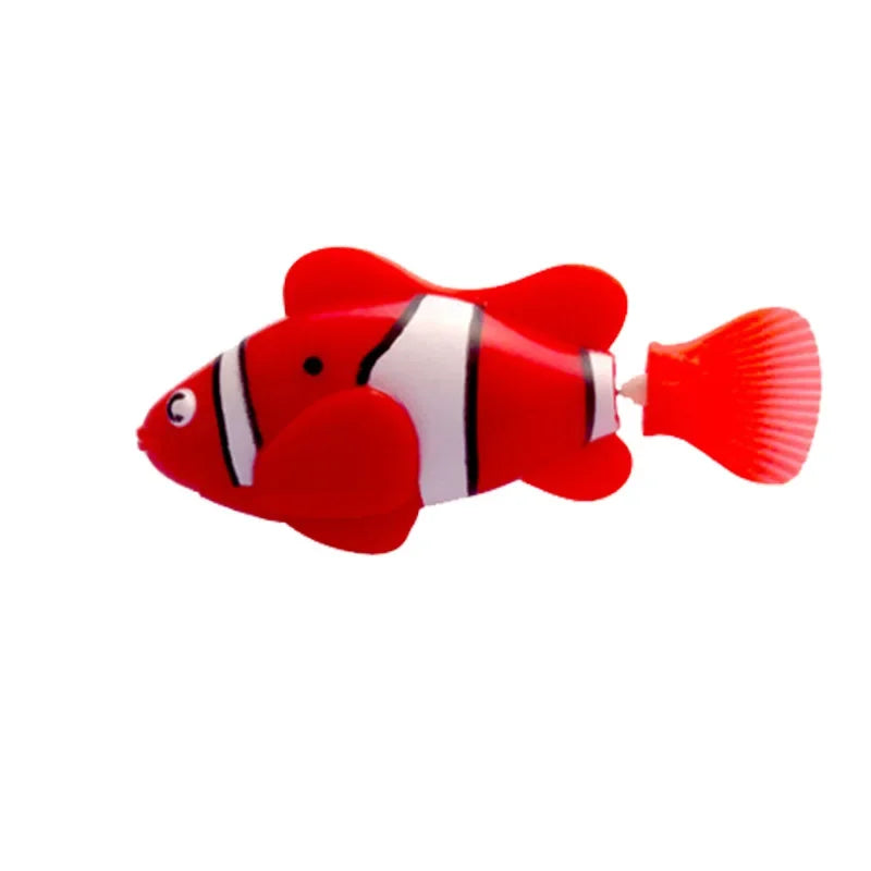 LED Robot Fish Cat Toy