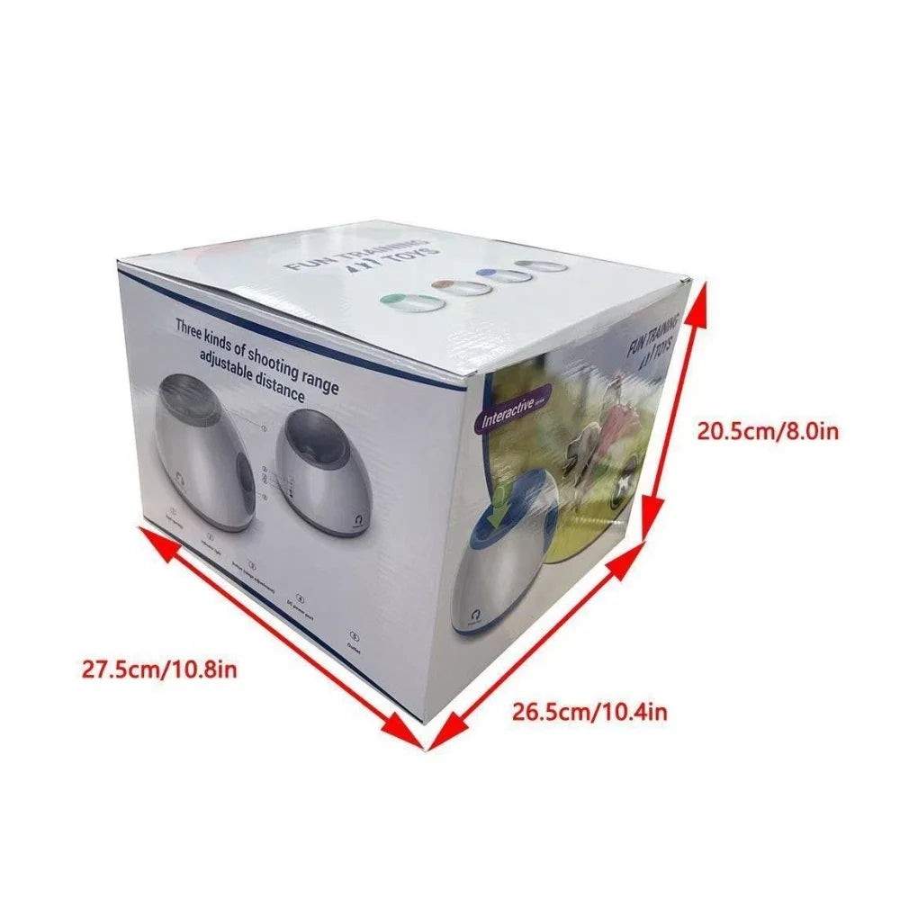 Automatic Dog Ball Launcher | Tennis Ball Thrower For Medium/Large Dogs | Interactive Fetch Toy With Smart Timer Function