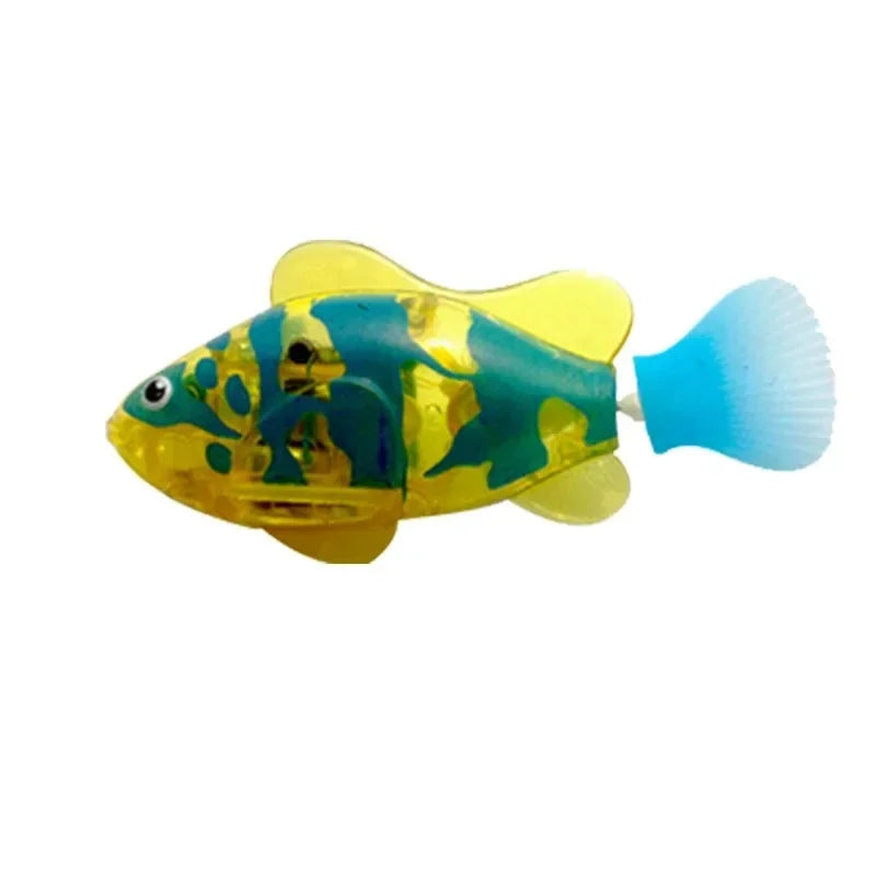 LED Robot Fish Cat Toy