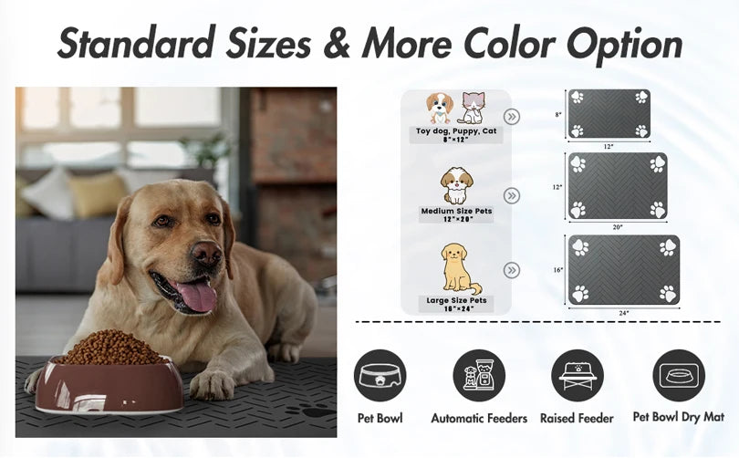 Dog & Cat Bowl Placemat