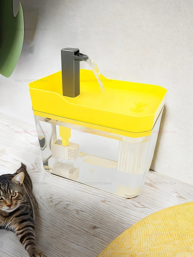 1.5L Cat Water Fountain Automatic Water Dispenser USB Live Circulation Filter Pet Drinker Quiet Pet Water Fountain Cat Small Pet