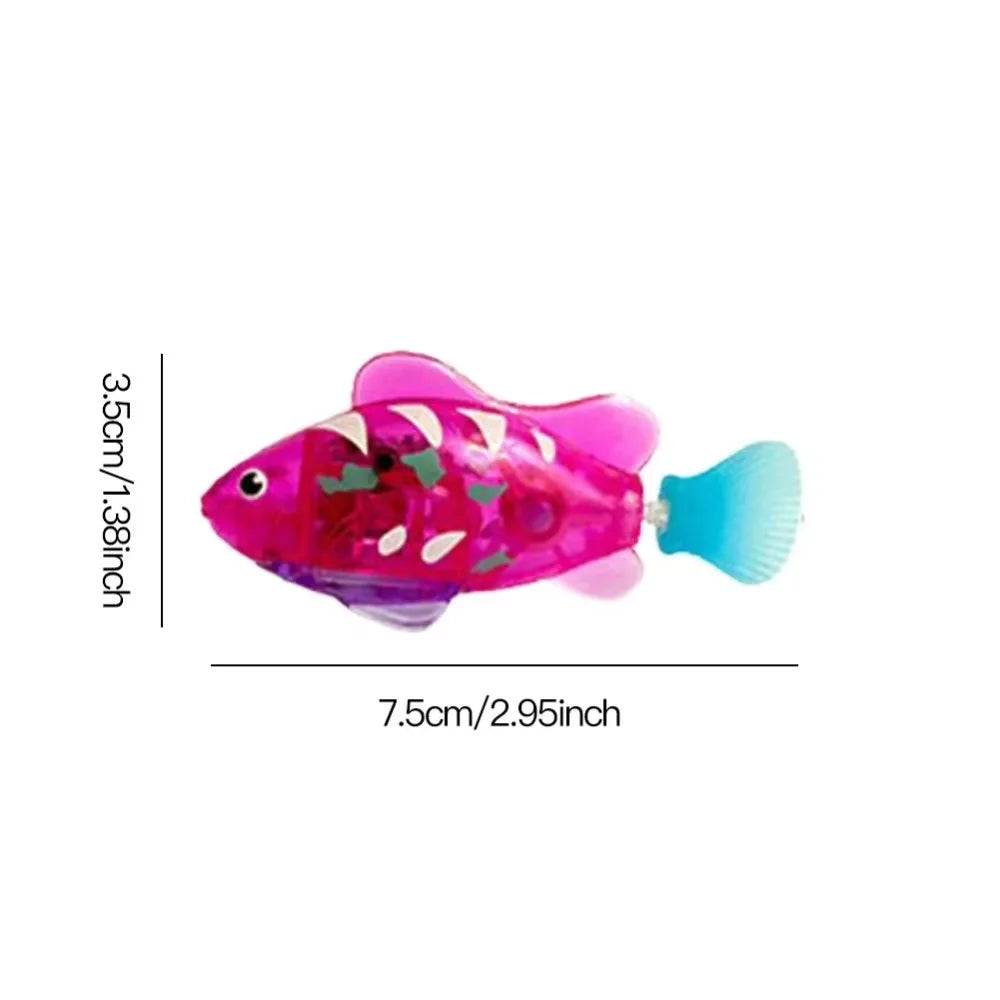 LED Robot Fish Cat Toy