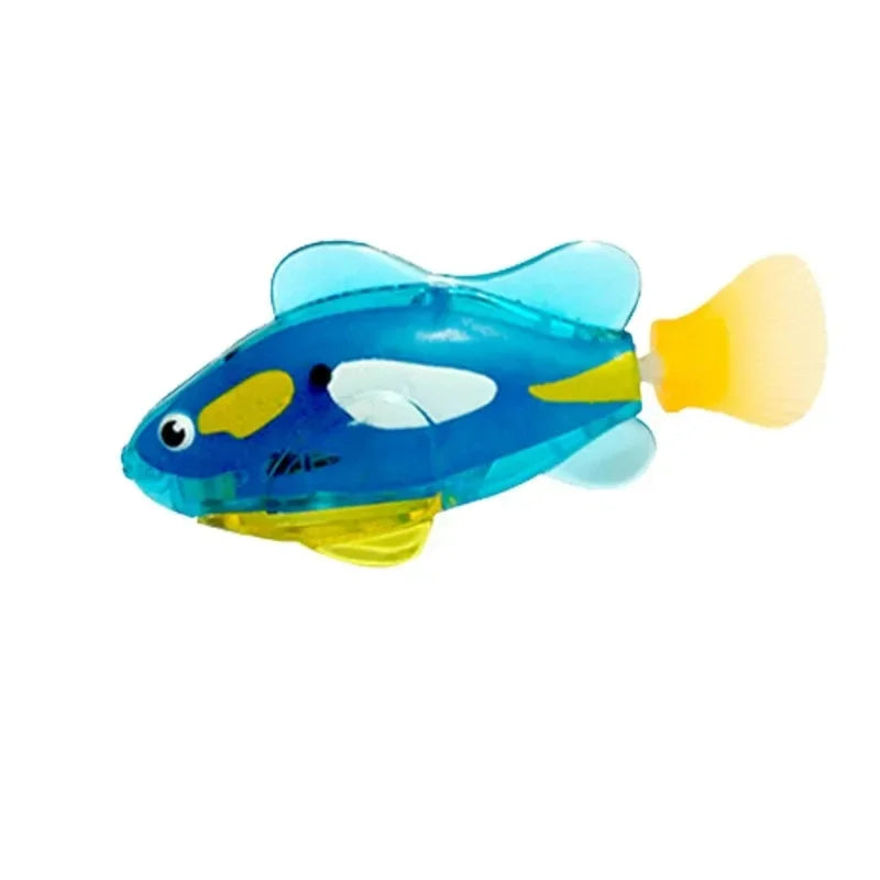 LED Robot Fish Cat Toy
