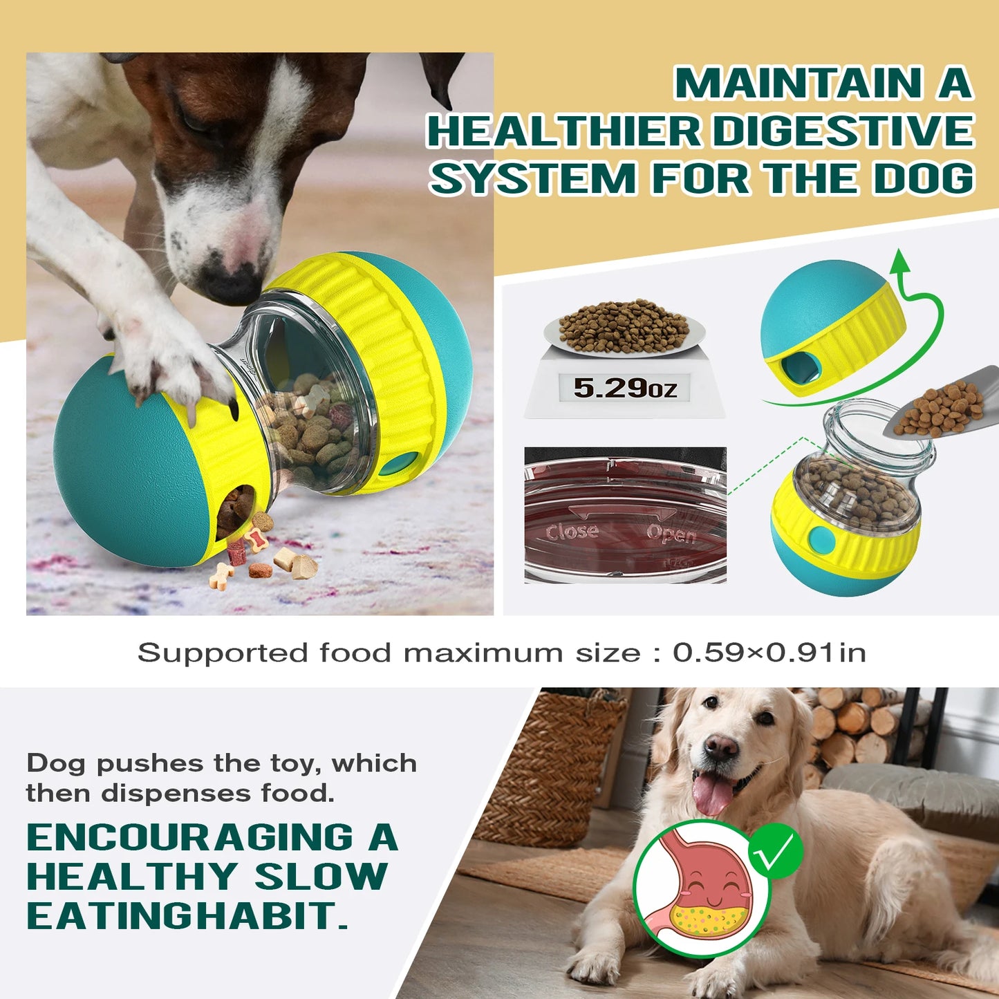 Dog Treat Puzzle Toy