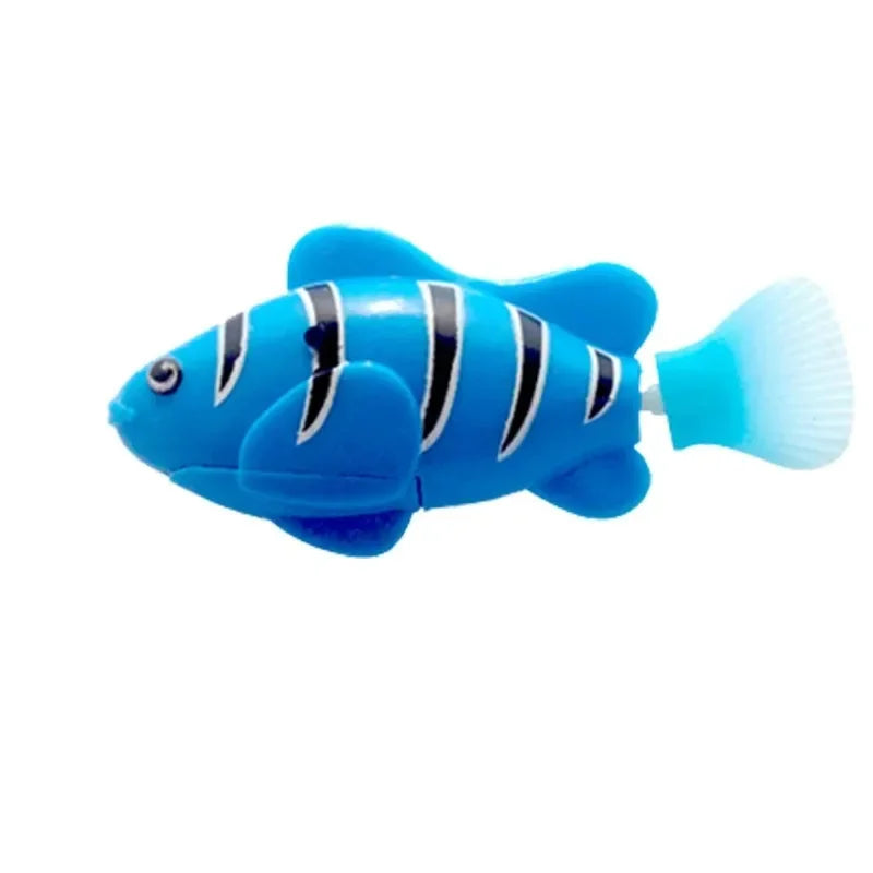 LED Robot Fish Cat Toy