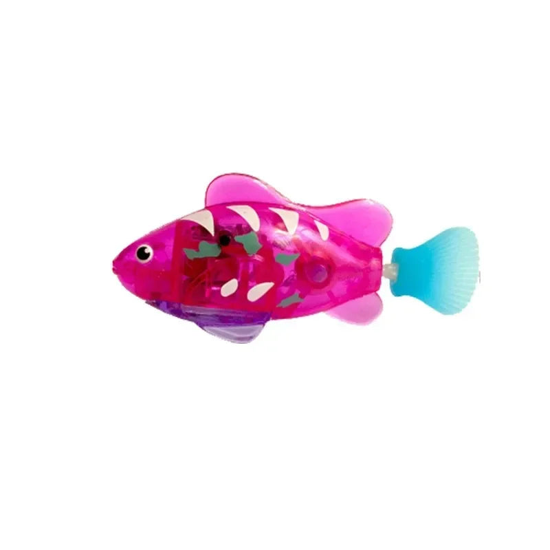 LED Robot Fish Cat Toy