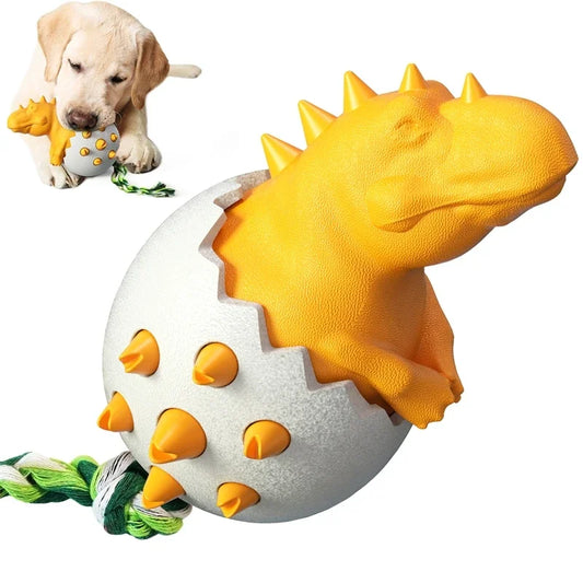 Dinosaur Egg Dog Chew Toy