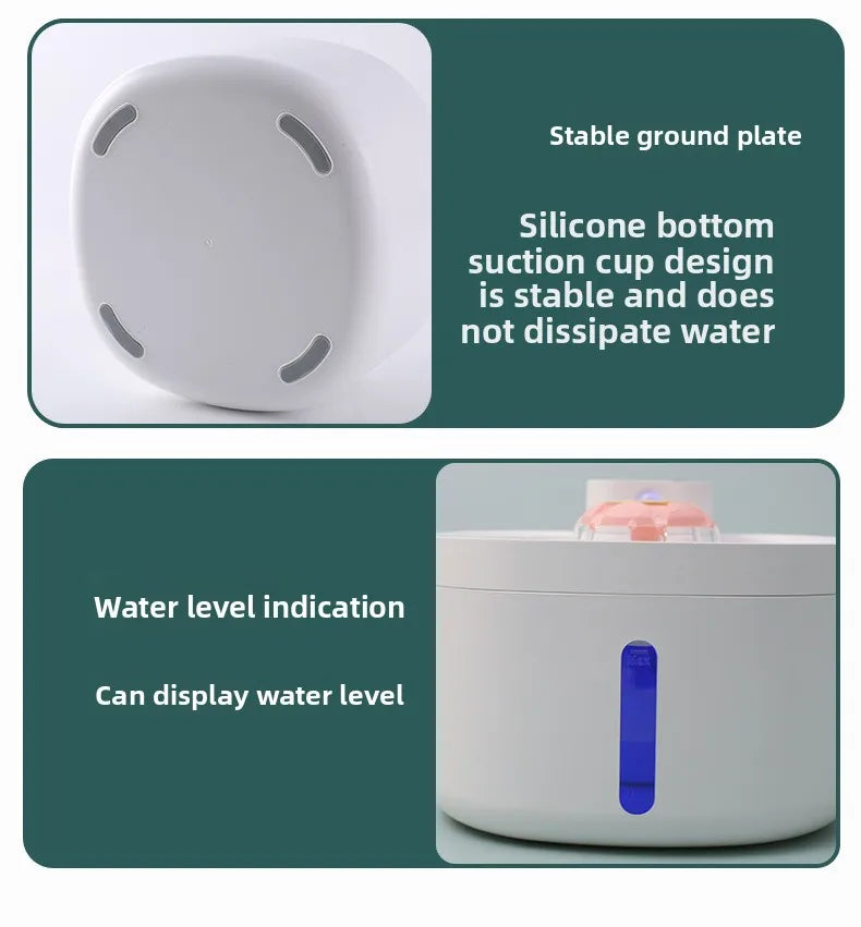 Cat mobile water dispenser wireless intelligent induction water out of the pet water dispenser large capacity