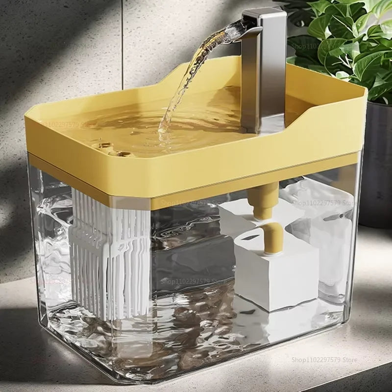 1.5L Cat Water Fountain Automatic Water Dispenser USB Live Circulation Filter Pet Drinker Quiet Pet Water Fountain Cat Small Pet