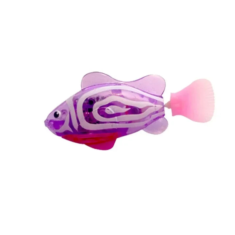 LED Robot Fish Cat Toy