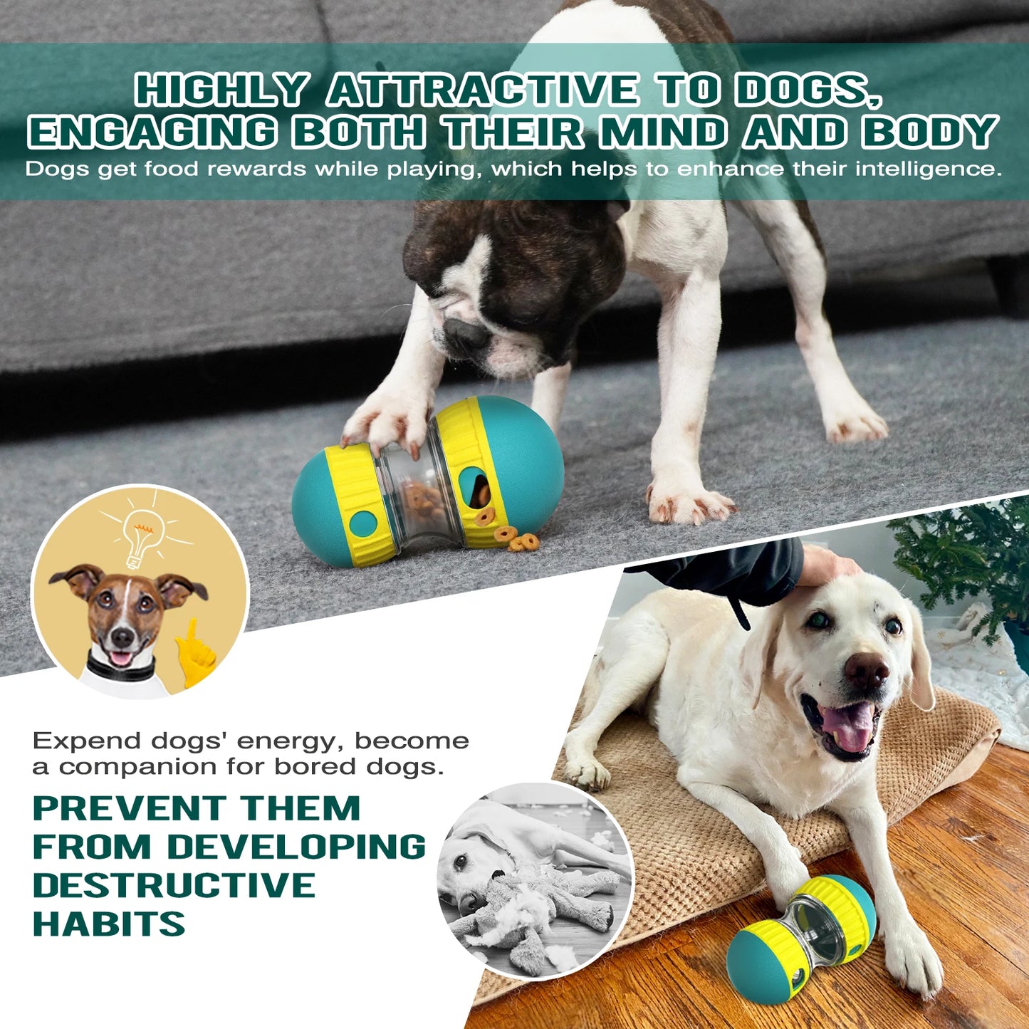 Dog Treat Puzzle Toy