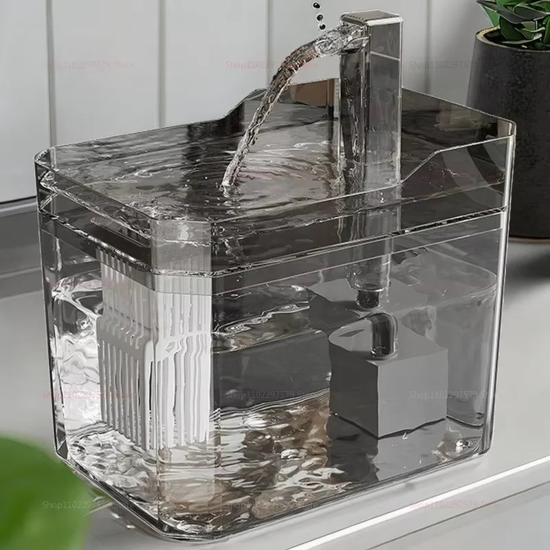 1.5L Cat Water Fountain Automatic Water Dispenser USB Live Circulation Filter Pet Drinker Quiet Pet Water Fountain Cat Small Pet
