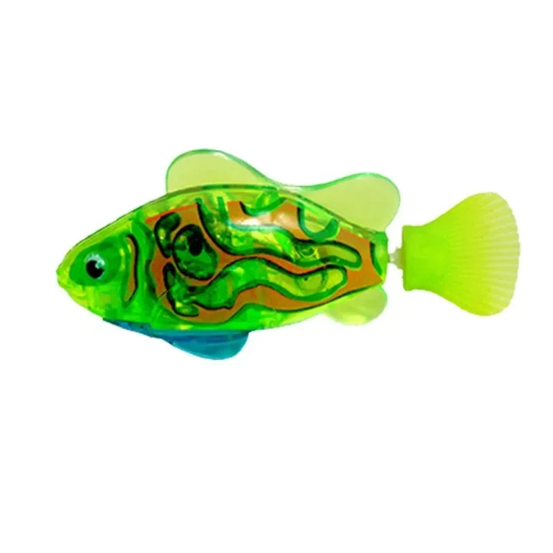 LED Robot Fish Cat Toy
