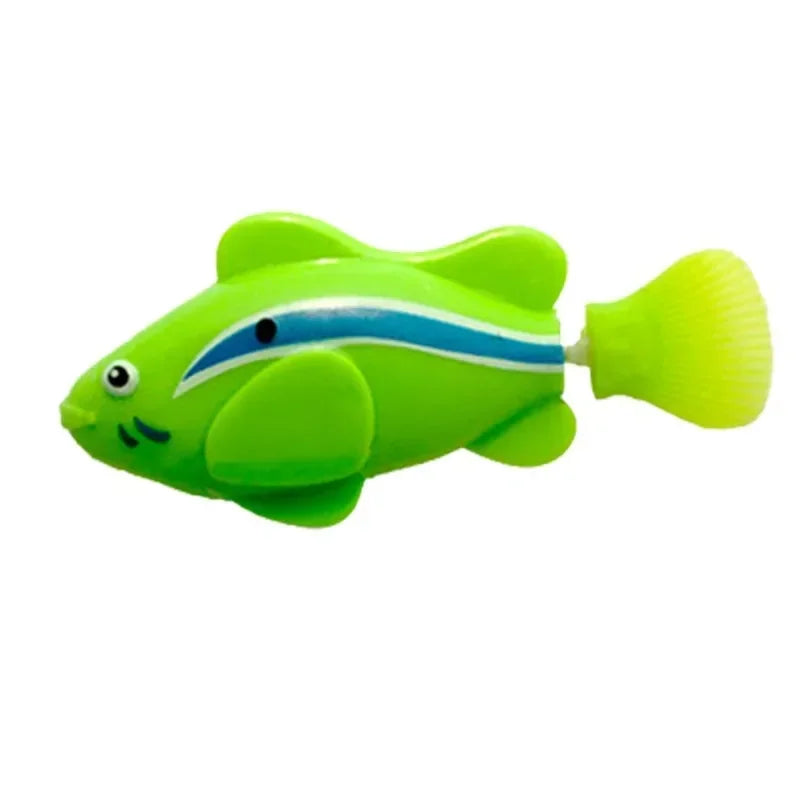 LED Robot Fish Cat Toy